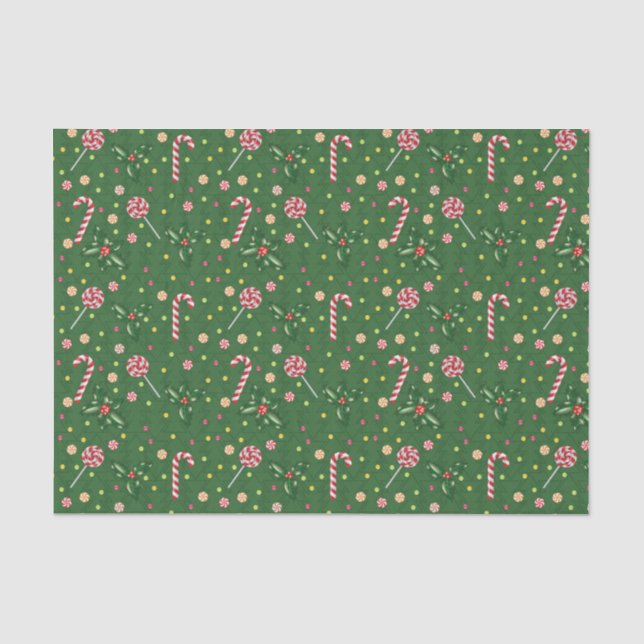 Papel De Seda Pirulitos de Hortelã (Frente )