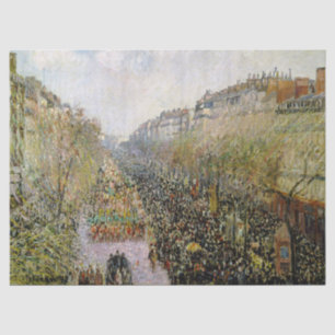 Papel De Seda Pissarro - Boulevard Montmartre, Mardi Gras