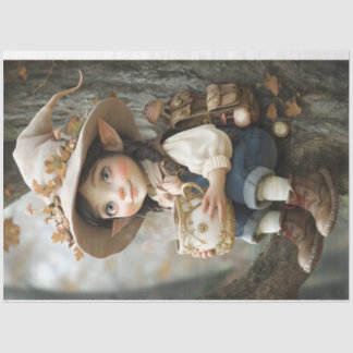 Papel De Seda Pixie Beige Hat Tissue Paper