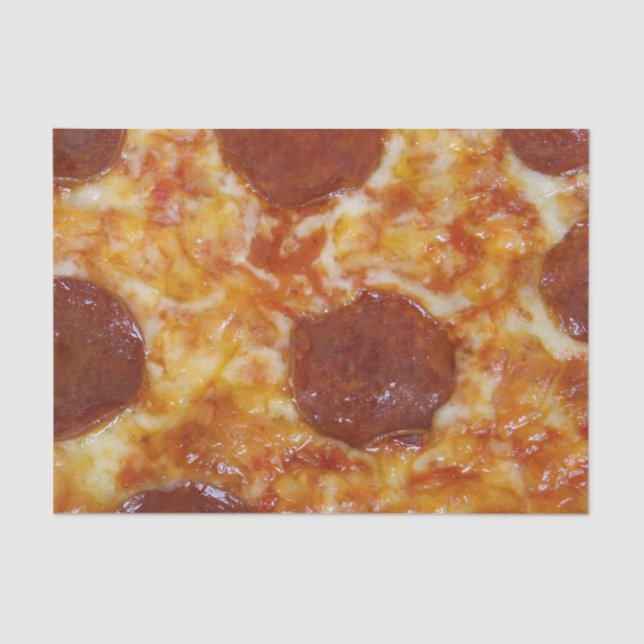 Papel De Seda Pizza de Pepperoni (Frente )