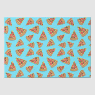Papel De Seda Pizza Party Pepperoni Novelty Blue