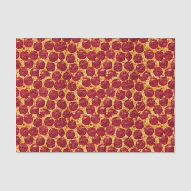 Papel De Seda pizza pepperonis (Frente )