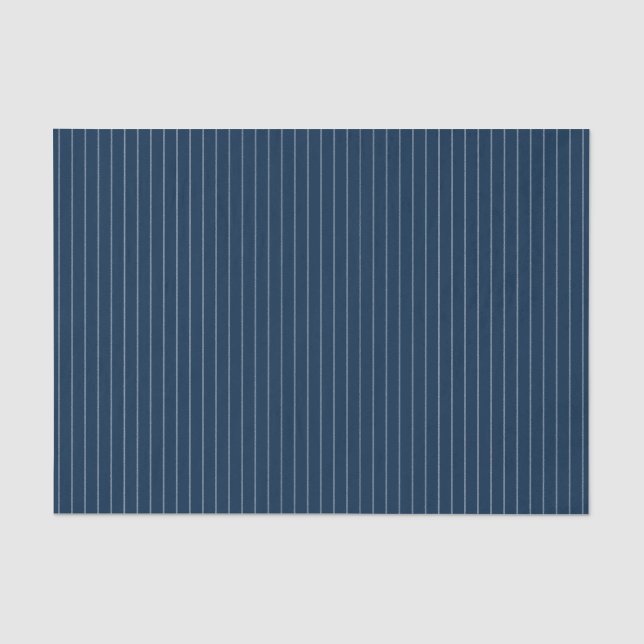 Papel De Seda Placa de baseball Stripes Blue 03-TISSUE WRAP PAPE (Frente )
