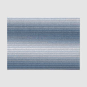 Papel De Seda Placa de baseball Stripes Blue 05-TISSUE WRAP