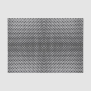 Papel De Seda Placa de metal de diamante - Prata