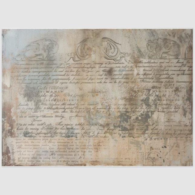 Papel De Seda Placa rachada (Frente )