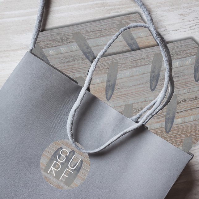 Papel De Seda Placa Surftwood de Praia Semeada (Weathered Beach Driftwood Surfboard Tissue Paper)