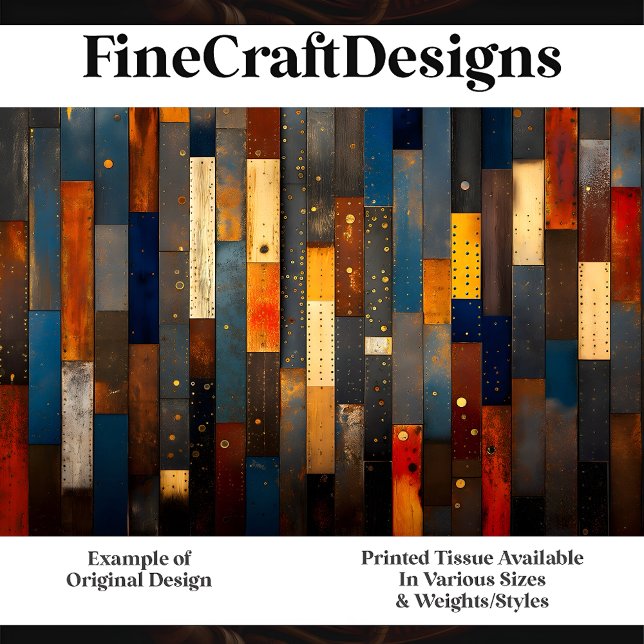 Papel De Seda Placas De Madeira Com Destaques Metálicos Desligam (Criador carregado)