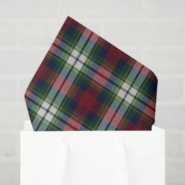 Papel De Seda Plaid de Natal Preppy