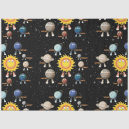 Papel De Seda Planetas e Sistema Solar
