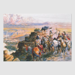 Papel De Seda "Planning the Attack", de Charles M Russell