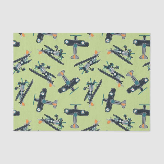 Papel De Seda Planos de colheita (Frente )