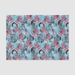 Papel De Seda Plantas tropicais 1.