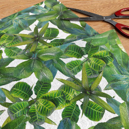 Papel De Seda Plantas Tropicais Folhagem da Selva Padrão Verde B