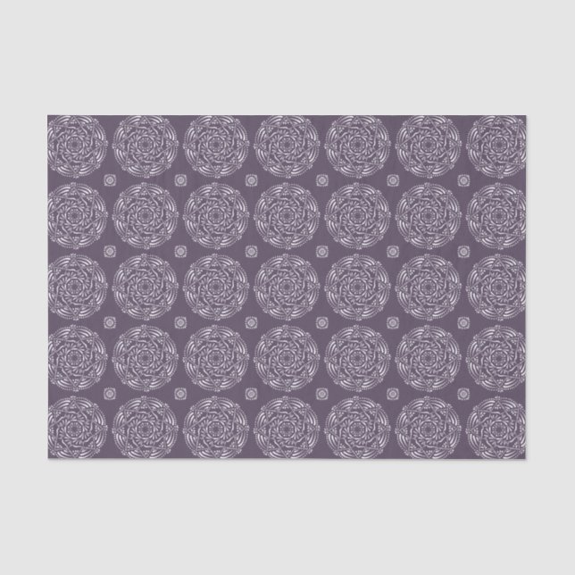 Papel De Seda Plum Mandala (Frente )