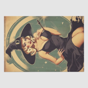 Papel De Seda Poção Pin-Up: Desligamento de Bruxas Retro