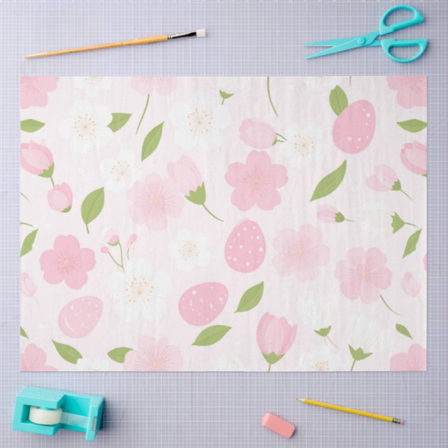 Papel De Seda Poeirinhas da Primavera em Todo Lugar (Arte )