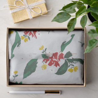 Papel De Seda Poinsettias for all Seasons Gift Bag