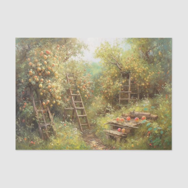 Papel De Seda Pomar de Maçã (Frente )