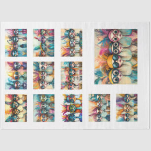 Papel De Seda Ponte Whimsical Wackadoodle com Disco 1