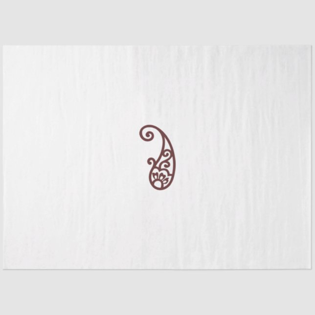 Papel De Seda Ponto vermelho (Frente )