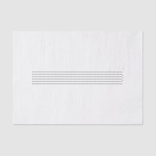 Papel De Seda Pontos de interrogação pretos do presente do (Frente )