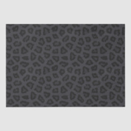 Papel De Seda Pontos de Pantera Preta