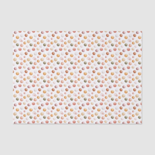 Papel De Seda Pontos Fantasiosos (Frente )