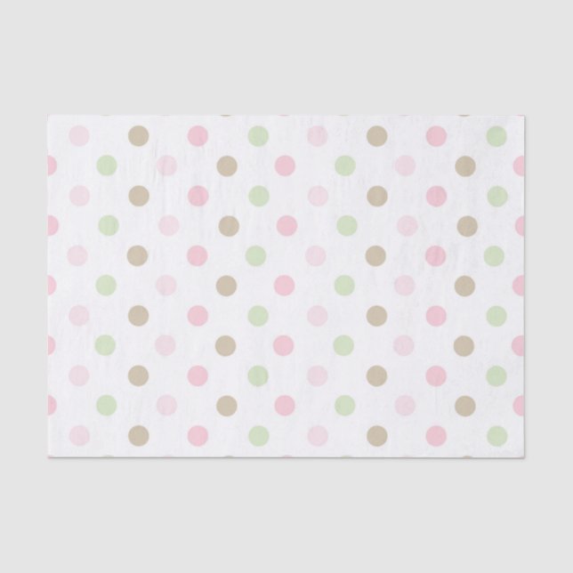 Papel De Seda Pontos pastosos (Frente )