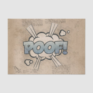 Papel De Seda POOF! Vintage Comic Book Steampunk Pop Art