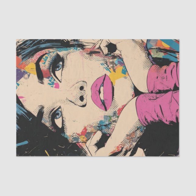 Papel De Seda PoP Art Queen2.5 (Frente )