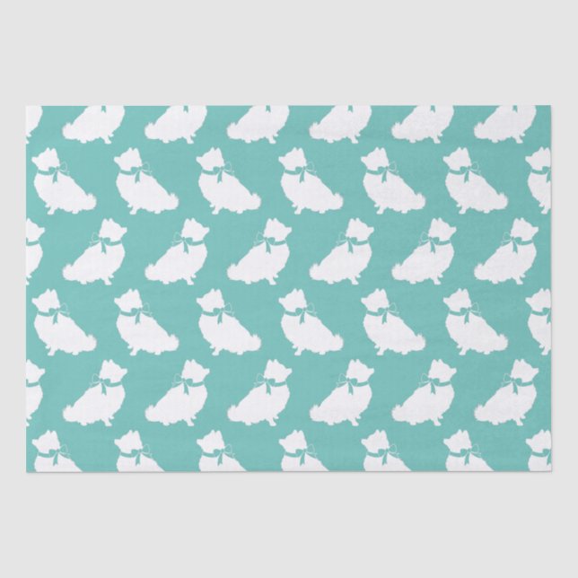 Papel De Seda Pôpia Pom Pomeraniana (Frente )