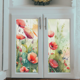 Papel De Seda Poppies em uma Dissociação de Campo