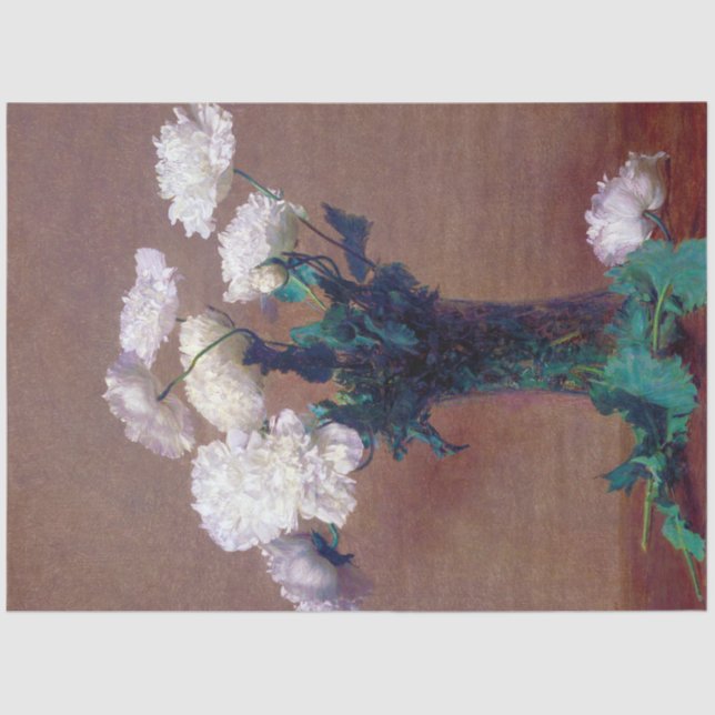 Papel De Seda Poppies, Henri Fantin-Latour (Frente )