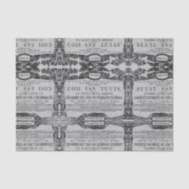 Papel De Seda população de tuttes de fãs de Wolfgang Amadeus Moz