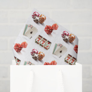 Papel De Seda Pôquer de Cassino de Jogos de Azar Decoupage
