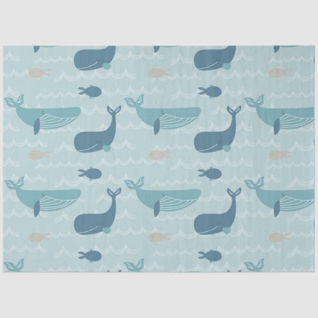 Papel De Seda Por Sea Series Design 2 (Frente )