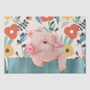 Papel De Seda Porco de Bebê Amigável Bebê-Cujo