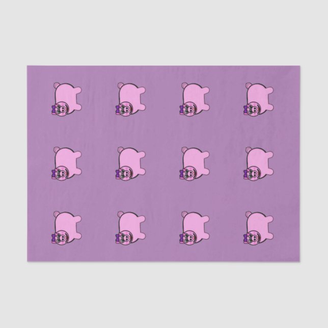 Papel De Seda Porco enchido feminino (Frente )