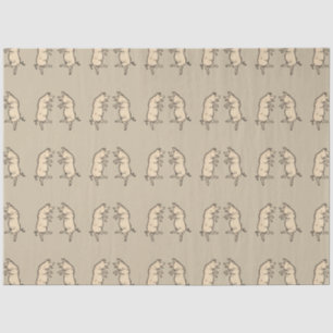 Papel De Seda Porcos Antigos Dançando: Jig de Porquinho Vintage