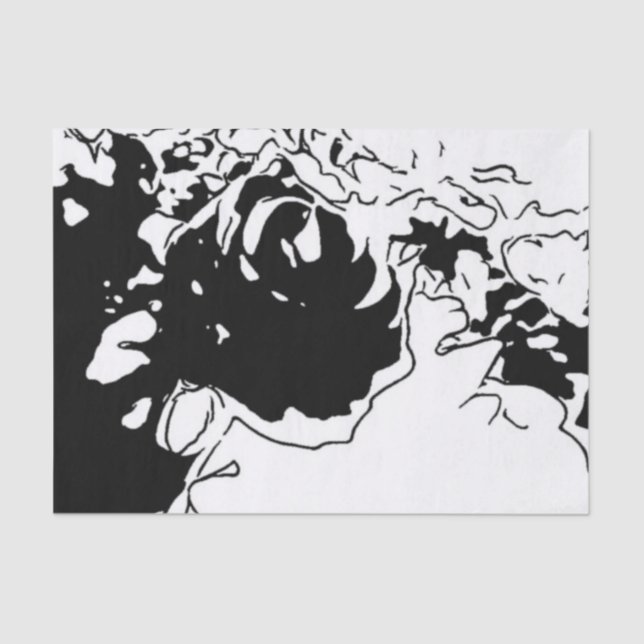 Papel De Seda Porta da Flor (Frente )