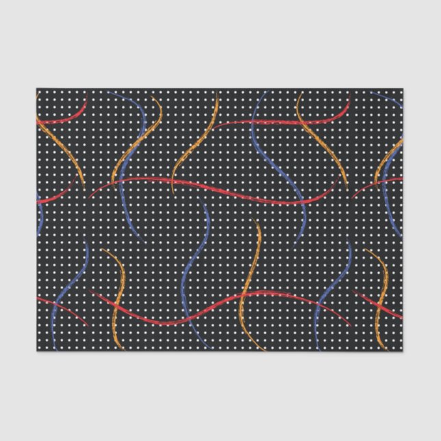 Papel De Seda Portas e Splatter de Pintura Retroativa (Frente )