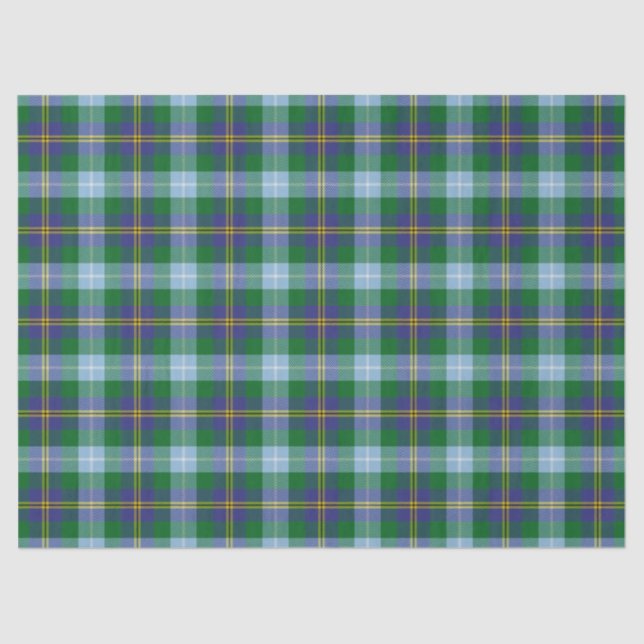 Papel De Seda Porteous Tartan (Frente )