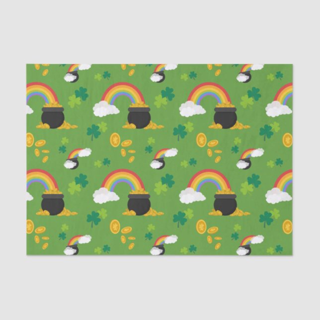 Papel De Seda Pote De Dourado (Frente )