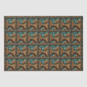 Papel De Seda PP 574 Peixes Steampunk Decoupage 1 de 3