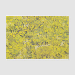 Papel De Seda Prado de Van Gogh - Flores Silvestres Amarelas Bri