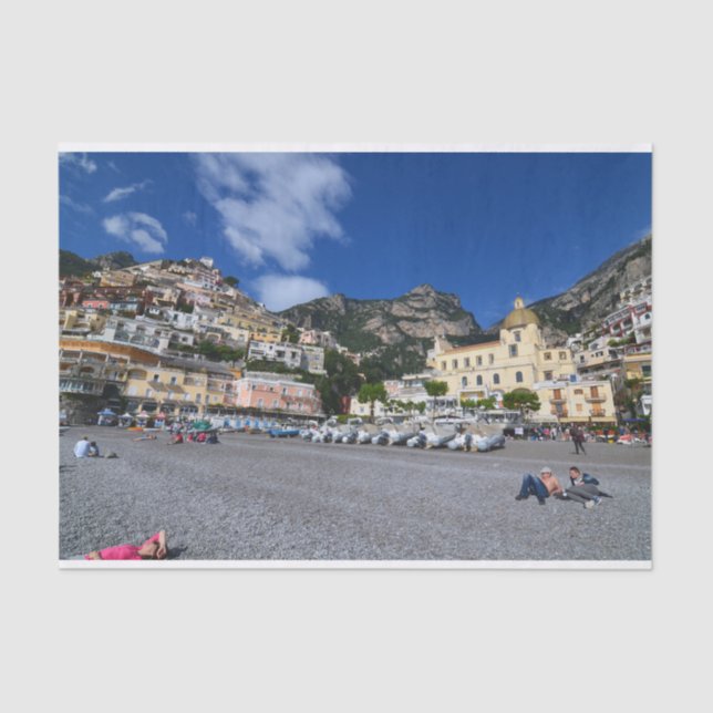 Papel De Seda Praia de Positano (Frente )
