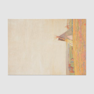 Papel De Seda Prairie Evening por Maynard Dixon