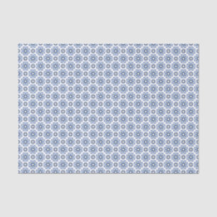 Papel De Seda Prairie Porcelain Indigo Dismal Frontier Motif