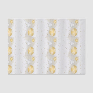 Papel De Seda Prata e Dourado